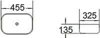 Накладная раковина SantiLine SL-1047