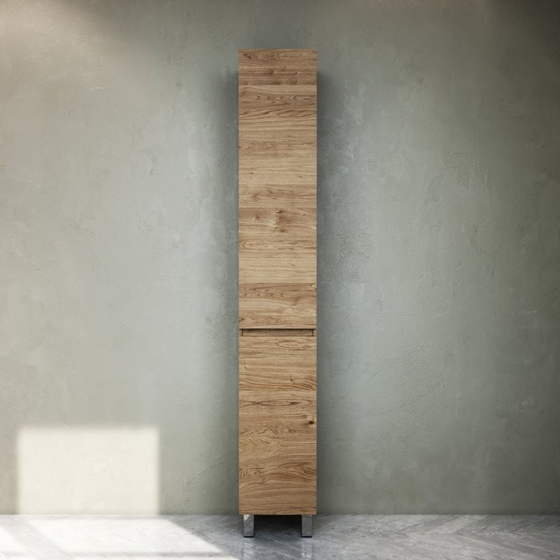 Шкаф-пенал для ванной AM.PM Gem S R светлый дуб