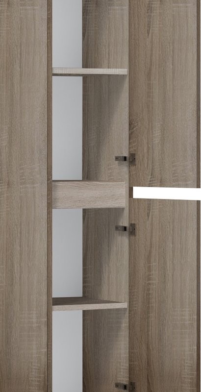 Шкаф-пенал для ванной AM.PM Gem S R светлый дуб