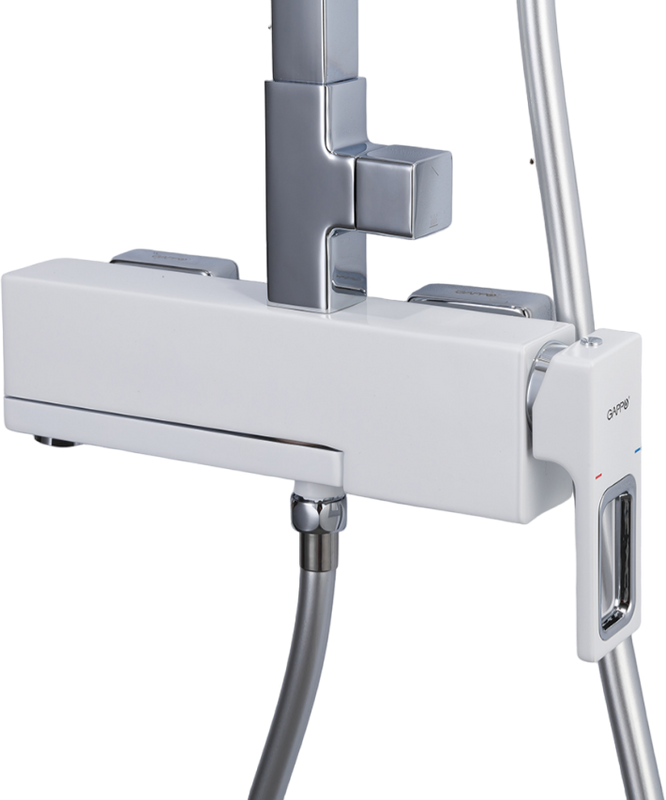 Душевая стойка Gappo G17-8 G2417-8 хром