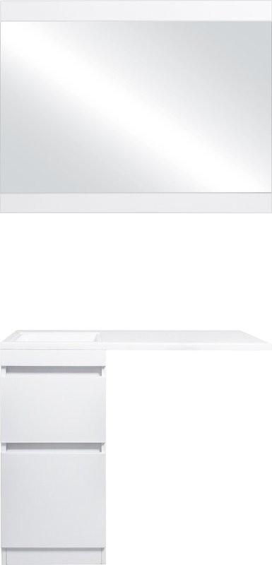 Зеркало Style Line Даллас 100 белое