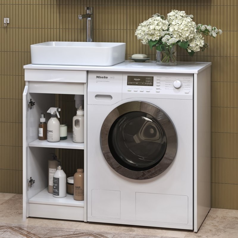 Тумба под раковину без столешницы Vigo Urban 40 1 дверка, без столешницы, белая