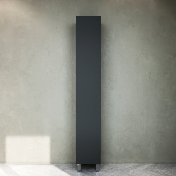 Шкаф-пенал для ванной AM.PM Gem S 30 R напольный, графит матовый