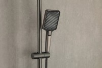 Душевая стойка Gappo G91 G2491-9 с термостатом, оружейная сталь