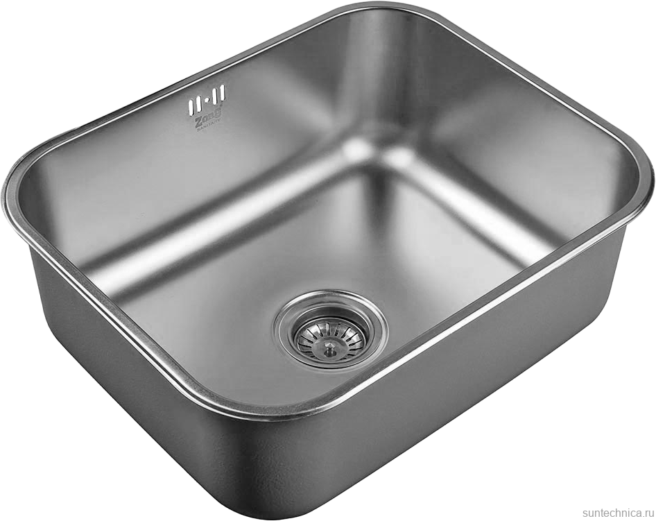 Комплект Мойка Zorg R ZR 5343 нержавеющая сталь + Измельчитель Inox D