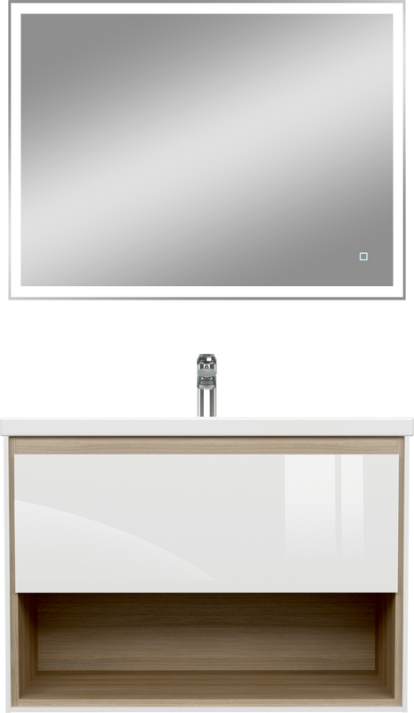 Мебель для ванной комнаты Cersanit Louna 80 зеркало DIWO Дмитров