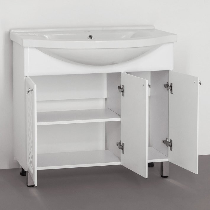 Тумба под раковину Style Line Канна 90 белая