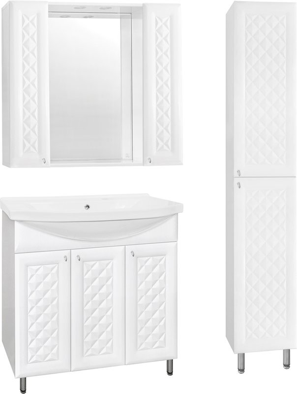 Тумба под раковину Style Line Канна 90 белая