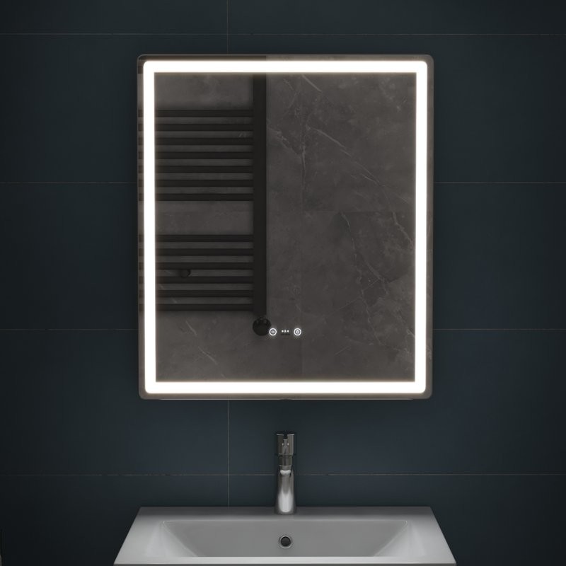 Зеркало Vigo Geometry Step 60 с подсветкой и антизапотевателем