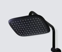 Душевая стойка Bronze de Luxe Avantgarde 2039RGB черная, розовое золото