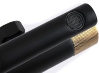 Душевая стойка Bronze de Luxe Avantgarde 2039RGB черная, розовое золото