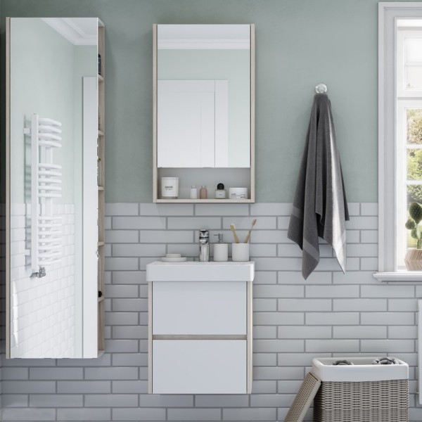 Мебель для ванной комнаты AQUATON Сканди 45 дуб верона