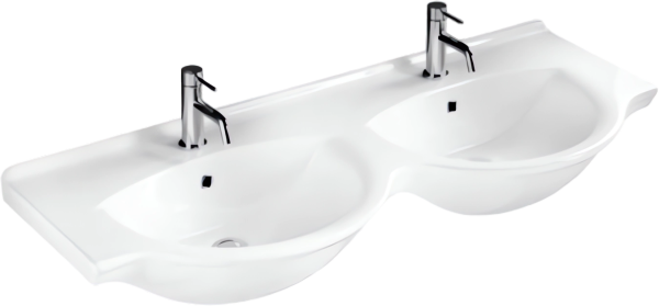 Раковина Hatria Sophie Y0Q501 125 см, белая