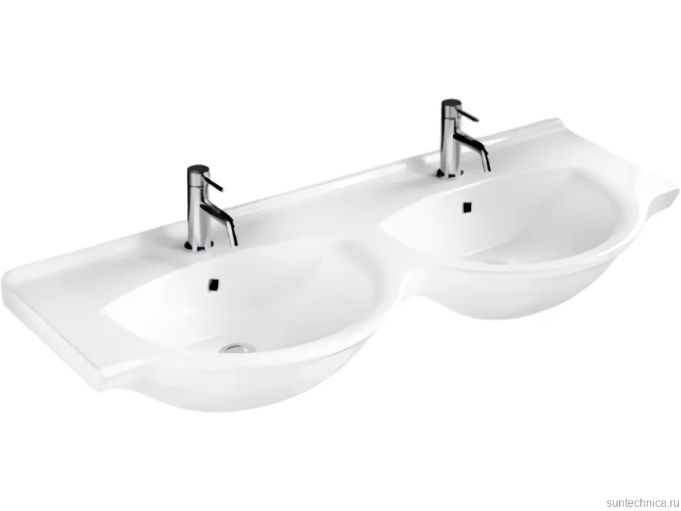 Раковина Hatria Sophie Y0Q501 125 см, белая