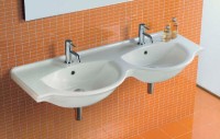 Раковина Hatria Sophie Y0Q501 125 см, белая