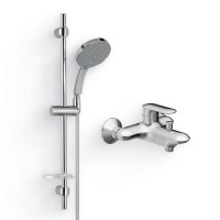 Душевой комплект Смеситель Jacob Delafon Kumin E99460-CP + Гарнитур Citrus E12980-CP