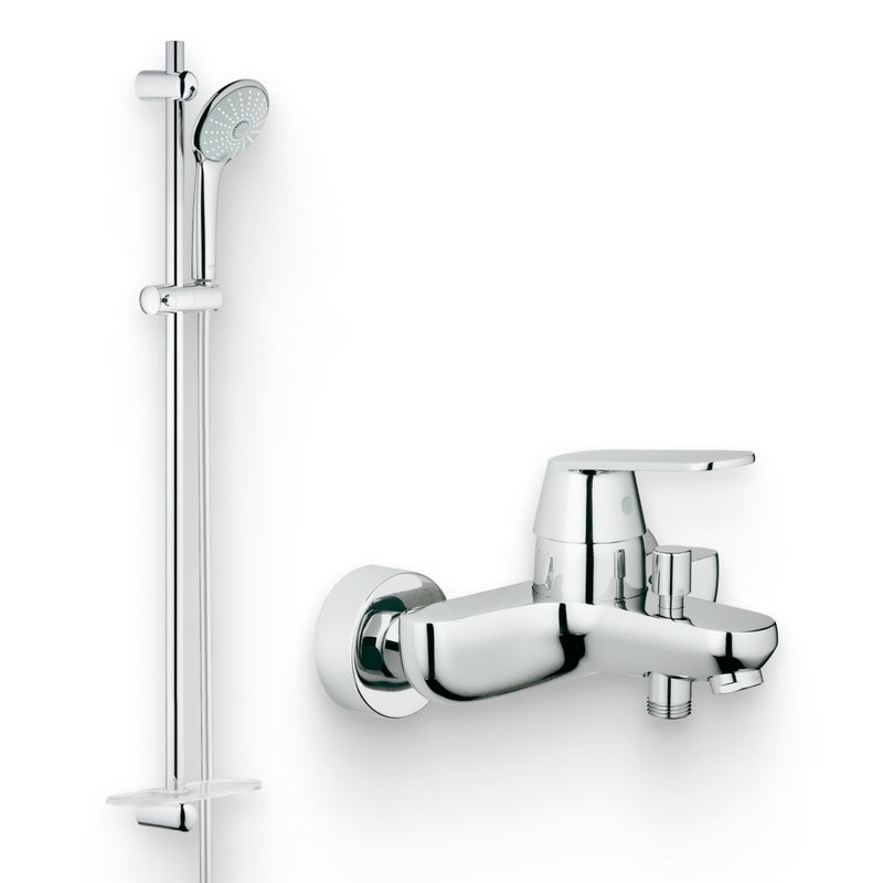 Душевой комплект Смеситель Grohe Eurosmart Cosmopolitan 32831000 + Гарнитур Euphoria 27226001