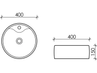 Накладная раковина Ceramicanova Element CN5027