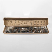 Душевой уголок Triton Фикс 80x80 см, без поддона, профиль черный, стекло вельвет