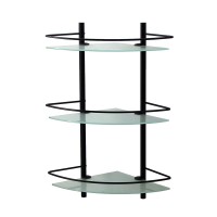 Полка Wasserkraft Aisch 3133B угловая, матовая черная Полка Wasserkraft Aisch 3133B угловая, матовая черная