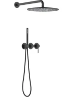 Душевой комплект Timo Saona SX-2349/03SM С ВНУТРЕННЕЙ ЧАСТЬЮ, черный