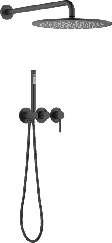 Душевой комплект Timo Saona SX-2349/03SM С ВНУТРЕННЕЙ ЧАСТЬЮ, черный