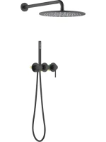 Душевой комплект Timo Saona SX-2349/03SM С ВНУТРЕННЕЙ ЧАСТЬЮ, черный