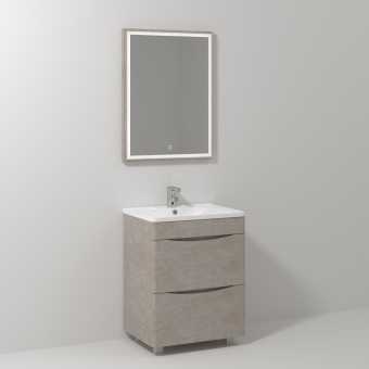 Мебель для ванной Vod-Ok Adel 60 напольная, белый камень