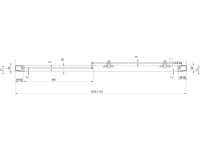 Душевая дверь в нишу Ravak Blix BLDP2-110 Transparent, профиль хром