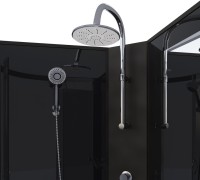 Душевая кабина Niagara Classic NG-3512-14RBKT 120х80 см, без крыши, с тропическим душем