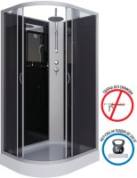 Душевая кабина Niagara Classic NG-3512-14RBKT 120х80 см, без крыши, с тропическим душем