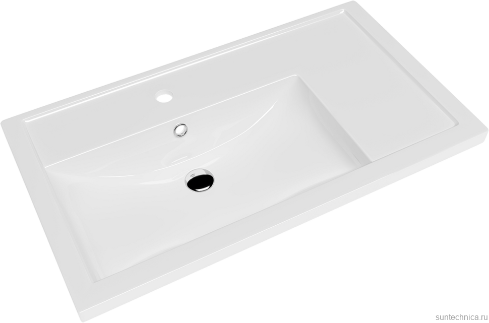 Мебель для ванной комнаты СаНта Омега 80 напольная, 3 дверцы