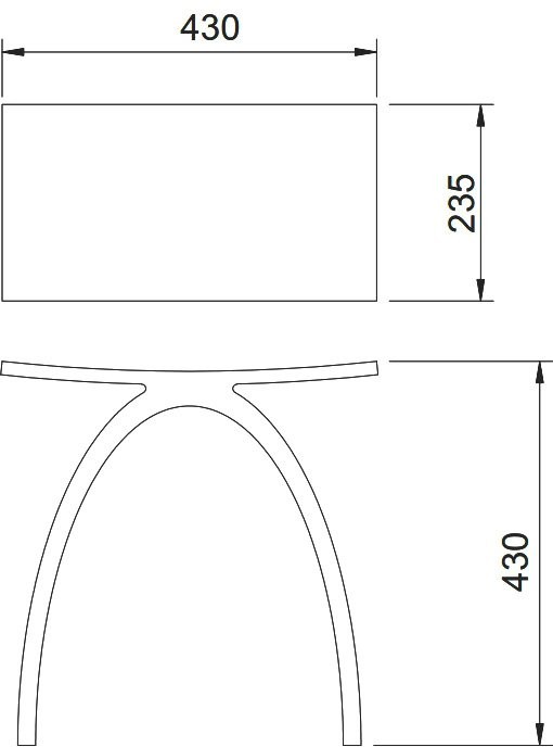 Табурет Abber Kristall AT1739Aquamarin бирюзовый