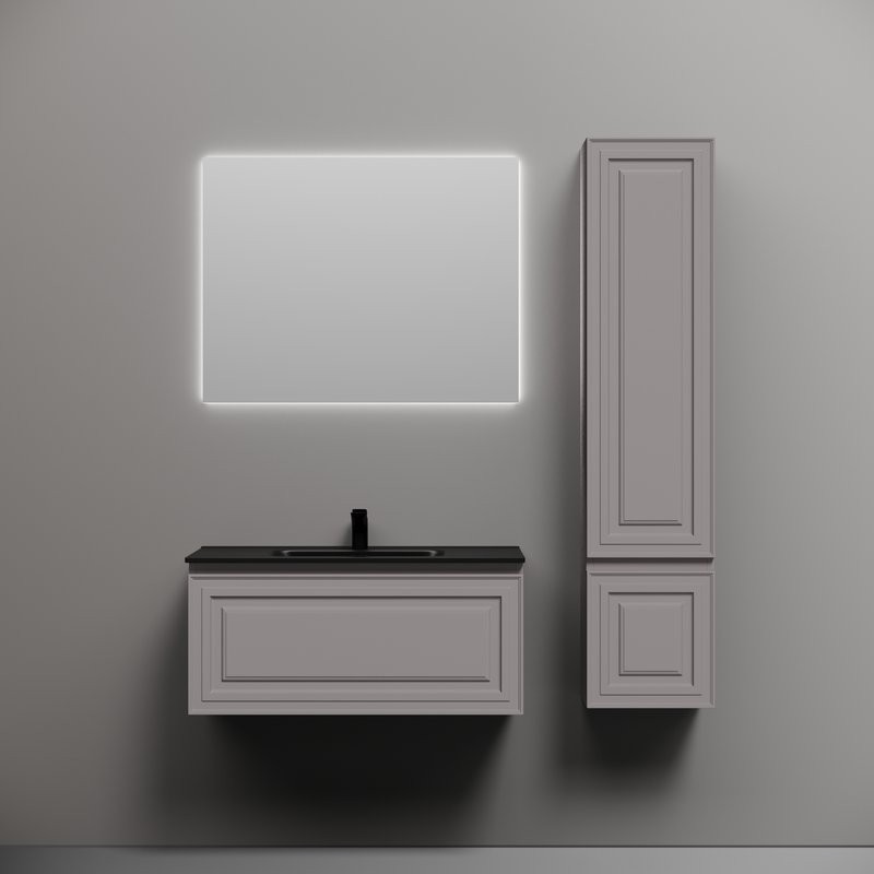 Мебель для ванной комнаты Sancos Very 90 doha soft, раковина CN7002MB