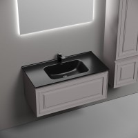 Мебель для ванной комнаты Sancos Very 90 doha soft, раковина CN7002MB