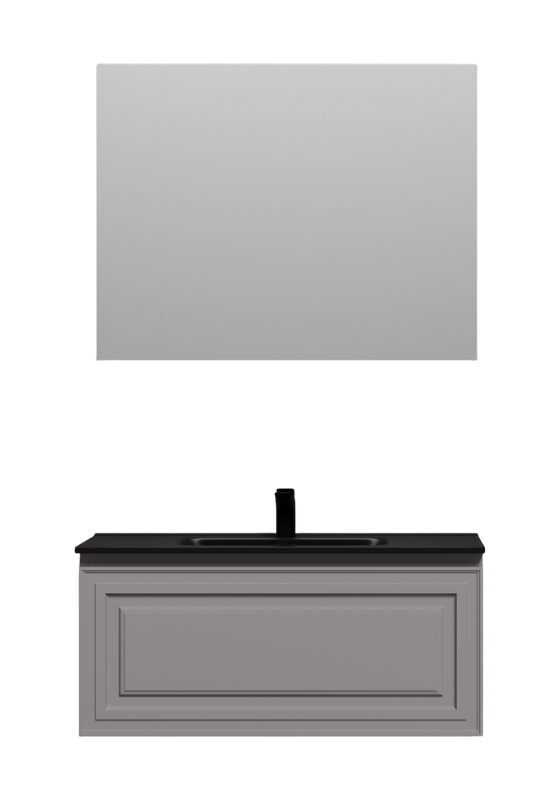 Мебель для ванной комнаты Sancos Very 90 doha soft, раковина CN7002MB