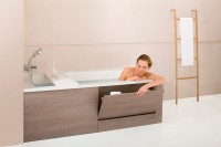 Акриловая ванна Jacob Delafon Formilia R 170x80 см, правая, встраиваемая, белая, с каркасом