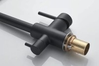 Смеситель для кухни Shevanik S228H черный