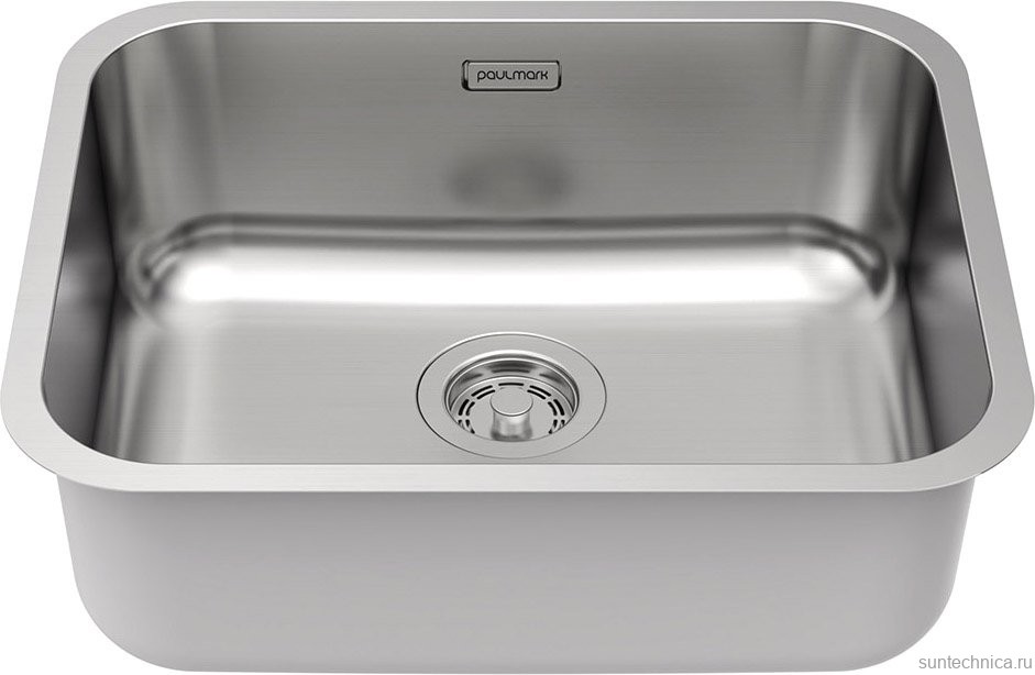 Комплект Мойка Paulmark Vello VE53-BS сталь + Измельчитель Intenso