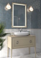 Накладная раковина KERAMA MARAZZI Plaza 60 накладная, белая глянцевая
