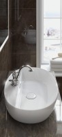 Накладная раковина KERAMA MARAZZI Plaza 60 накладная, белая глянцевая