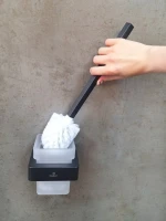 Ершик для унитаза AltroBagno Aperto 081203 MB черный матовый Ершик для унитаза AltroBagno Aperto 081203 MB черный матовый