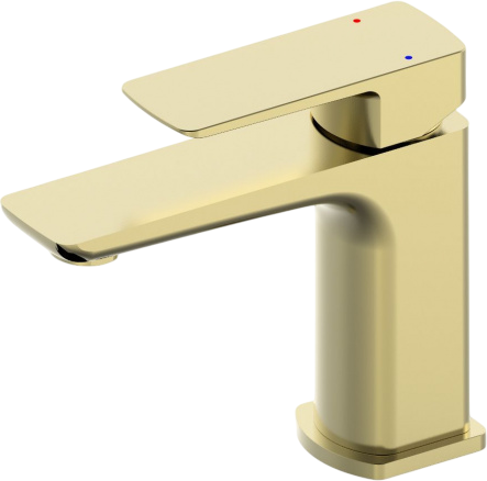 Смеситель для раковины Wonzon & Woghand WW-88139003-BG брашированное золото