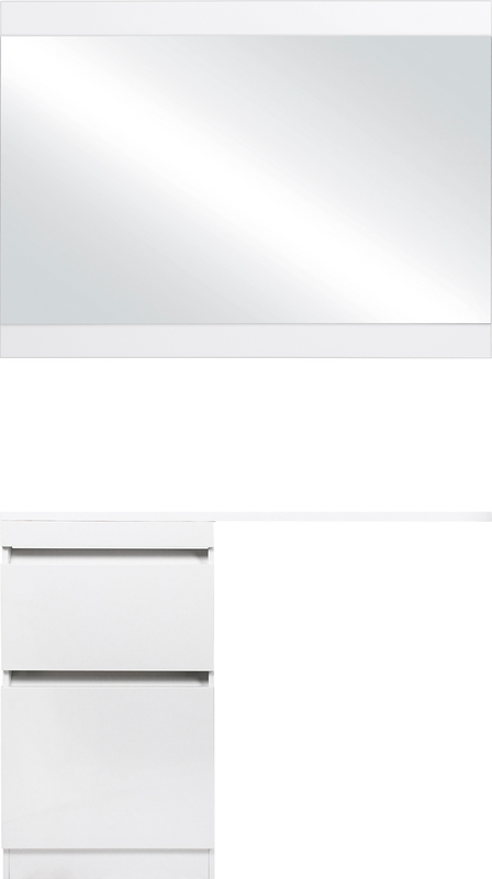 Мебель для ванной комнаты Style Line Даллас 110 Люкс Plus напольная, белая, эмаль L
