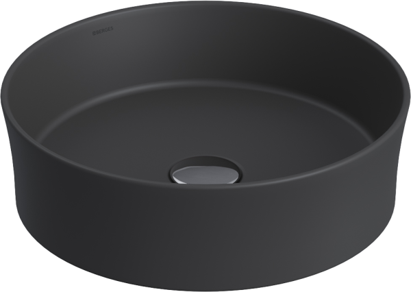 Накладная раковина Berges Ego SL 38 матовый антрацит