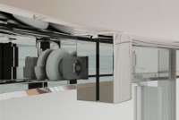 Душевой уголок Kubele DE018 RG-MAT-CH 95х95