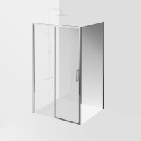 Душевой уголок KERAMA MARAZZI Vetro 120х100 см, профиль хром