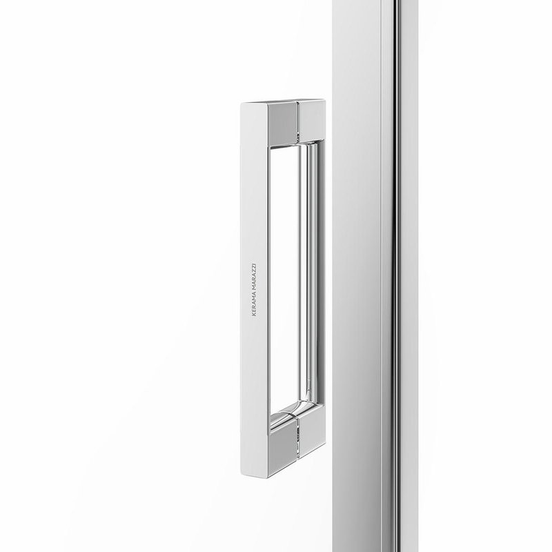 Душевой уголок KERAMA MARAZZI Vetro 120х100 см, профиль хром