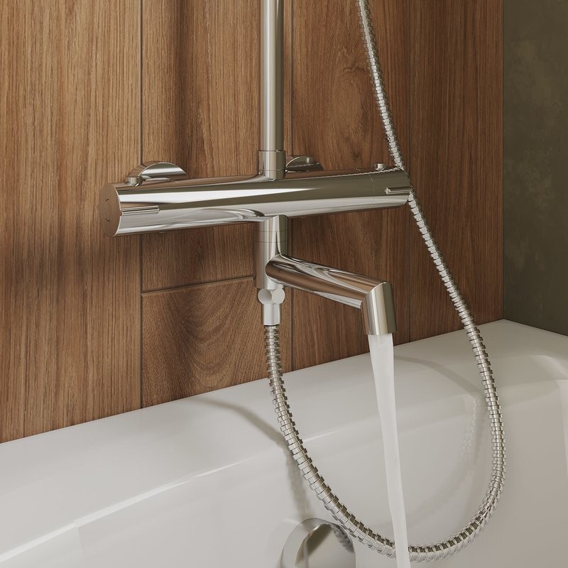 Душевая стойка Milardo Ideal Spa ILSSBTHM06 хром глянцевый