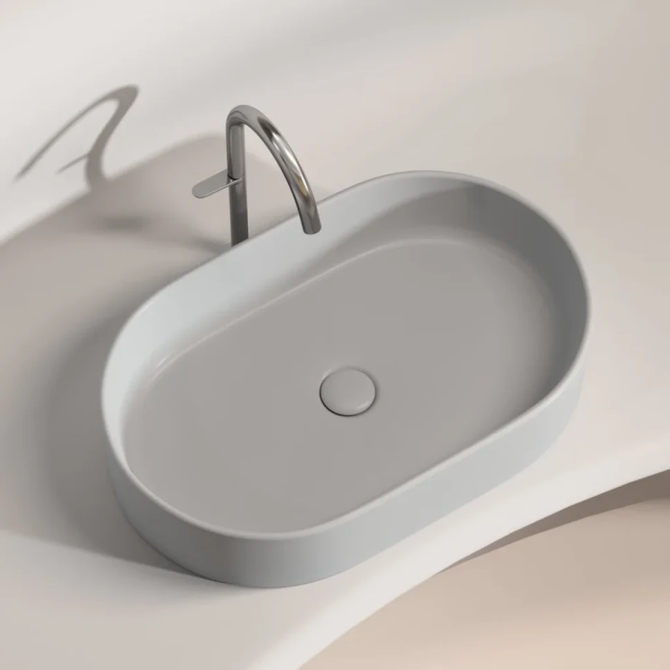 Накладная раковина Ceramicanova Element CN6048MSG серая матовая